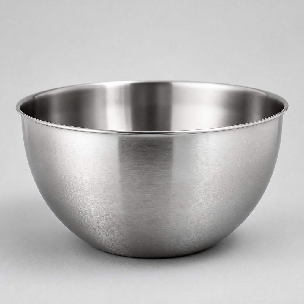Stainless steel mixing bowl